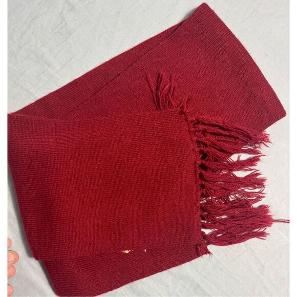 Vintage Iowa State Cyclones Scarf Scarve By Paramount Knitwear Red - Picture 3 of 8